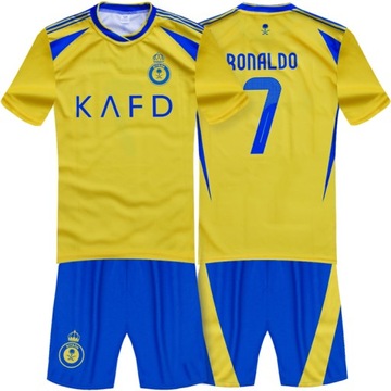 RONALDO 7 Strój Piłkarski KOSZULKA SPODENKI AL NASSR zestaw komplet 152