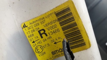 1307022337 SVĚTLOMET PRAVÝ SMART FOURTWO FACELIFT