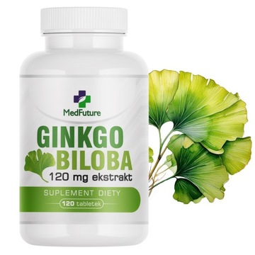 GINKGO BILOBA - ekstrakt miłorząb japoński Na lepsze krążenie i pamięć