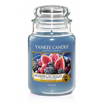 Duża świeca Mulberry & Fig Delight Yankee Cand