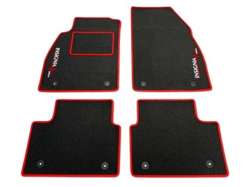 КОВРИКИ, ДВОРНИКИ, ЧЕРНЫЕ OPEL INSIGNIA A (2008-2013) ПЕРЕД ЛИФТОМ +2x ВЫШИВКА