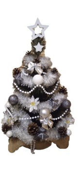 ИСКУССТВЕННАЯ РОЖДЕСТВЕНСКАЯ ЕЛКА ГОТОВАЯ С УКРАШЕНИЯМИ В СУМКЕ