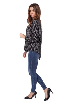 СТИЛЬНАЯ АСИММЕТРИЧНАЯ РУБАШКА, ЦВЕТ R - 52