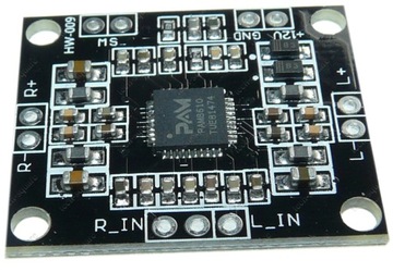 Модуль стереозвукового усилителя 2x15 Вт PAM8610