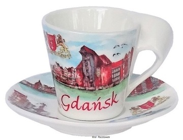 Filiżanka do espresso - Gdańsk - upominek,pamiatka