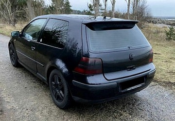 VW Golf IV 4 спойлера, козырек в стиле GTI Golf MK4, черный глянцевый