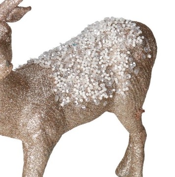 ФИГУРКА ОЛЕНЯ С БЛЕСКАМИ, ЦЕНТР ДЕКОРАЦИЙ XXL