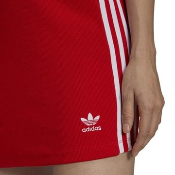 Sukienka Damska adidas H38760 3 STRIPES SKIRT Czerwona 36