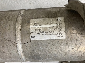 MERCEDES W164 NÁDRŽ TLAKOVÝ ZAVĚŠENÍ PNEUMATICKÉHO A1643200015