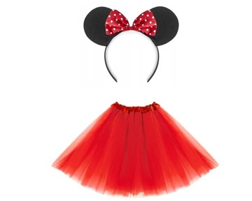 STRÓJ KOSTIUM MYSZA MINNIE MINI 2-9 LAT SPÓDNICZKA tiulowa tutu dziewczynki