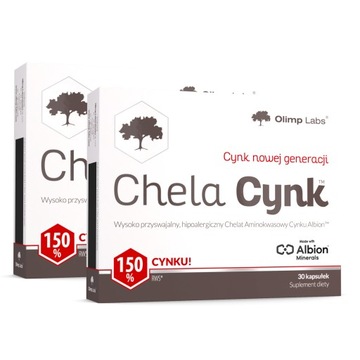 OLIMP CHELA-CYNK 2x30kaps WYSOKO-PRZYSWAJALNY CYNK