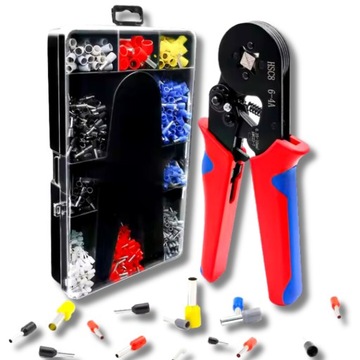 ИНСТРУМЕНТ ДЛЯ ОБЖИМА РАЗЪЕМОВ Щипцы для обжима ПРОВОДОВ КАБЕЛЕЙ 1200 наконечников