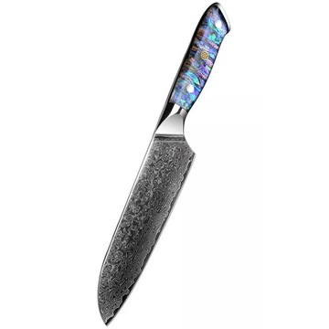 Nóż kuchenny damasceński Ichihara - Santoku