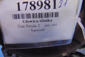 FIAT PANDA II HLAVA MOTORU 1.2 8V 55195018