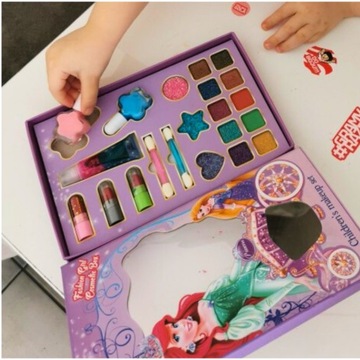 ПАЛЕТКА КОСМЕТИКИ *БЕЗОПАСНАЯ* 3-12 ЛЕТ большой ПОДАРОК ​​НА РОЖДЕНИЕ для девочки