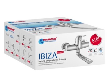 НАСТЕННАЯ РАКОВИНА DIAMOND FATTER IBIZA ХРОМ