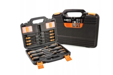 Набор отверток и отвертка. 30 шт НЕО 04-209