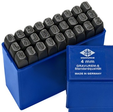 ZNACZNIKI NUMERATORY LITERY BETA GRAVUREM 4 mm