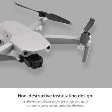 Ładowalna lampa nocna Flight Light & dla DJI Mavic Red niebieska migająca