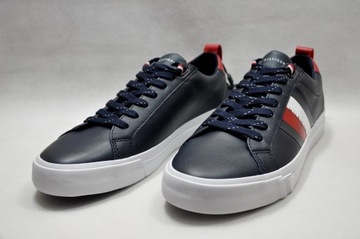 TOMMY HILFIGER SNEAKERS Flag Detal Leather R 44