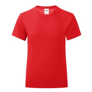FRUIT DZIEWCZĘCA KOSZULKA T-SHIRT 150T RED 164