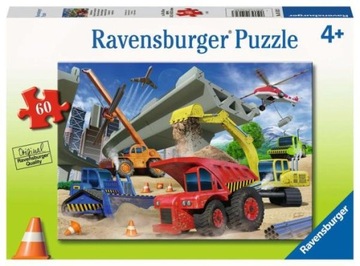 Maszyny Budowlane UKŁADANKA DLA CHŁOPCA Puzzle Zajęcie na Długie GODZINY