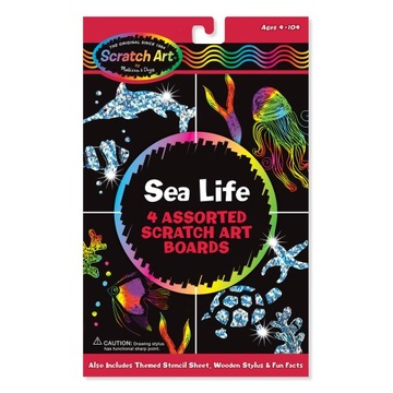 Melissa & Doug wydrapywanki morze 15918