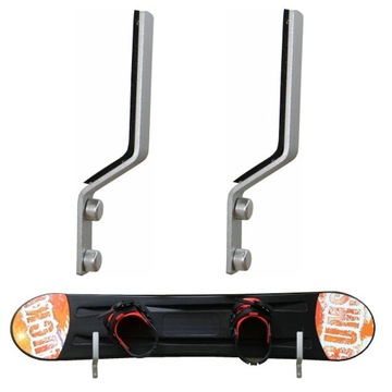 2Pk Snowboard uchwyt na ścianę do montażu na ścia