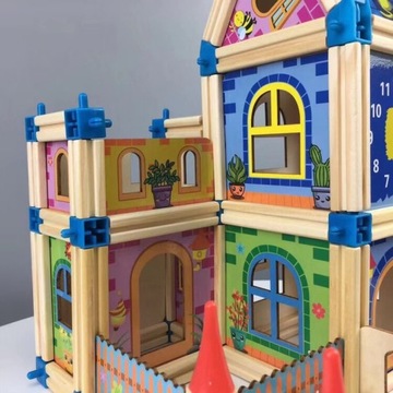 БОЛЬШОЙ НАБОР Строительные блоки для строительства дома