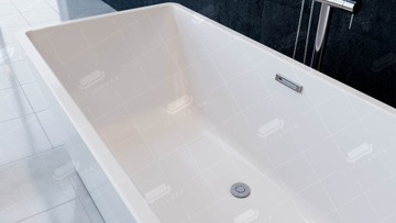 Акриловая отдельностоящая ванна WG2560 белая WALTPOOL