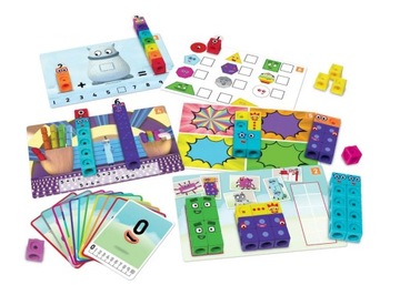 Блоки, математические кубики, 1–10, кубики MathLink