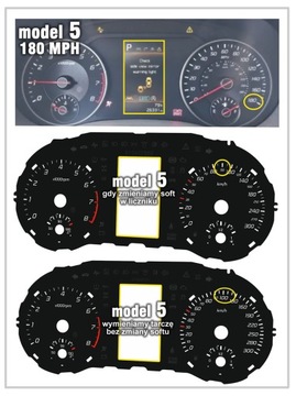 KIA STINGER Циферблаты одометра, замена часов, км/ч