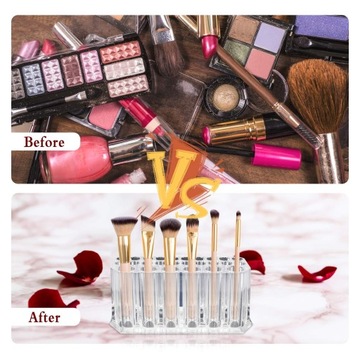 Jubaopen Органайзер для кистей из 2 предметов Косметический контейнер