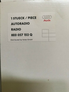 РАДИО CD AUDI A4 B7 8E0035152Q 7646135380