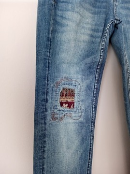 Desigual spodnie jeans ściągacz na dole 24/XS