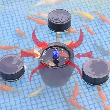 ПЛАВАЮЩИЙ ФИЛЬТР-СКИММЕР 2500л/ч С ЭКО-ФОНТАНОМ 45ВТ