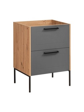 SZAFKA POD UMYWALKE 60CM MADERA STALOWE NOGI