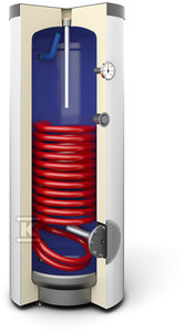 GALMET Wymiennik 300l TOWER z wężownicą spir. 48h