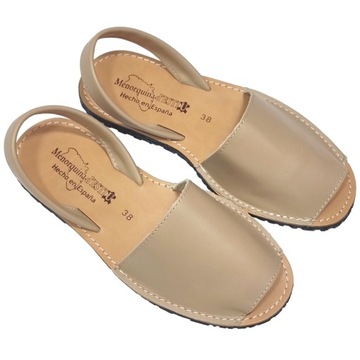 SANDAŁY DAMSKIE AVARCASY SKÓRA NATURALNA - 39