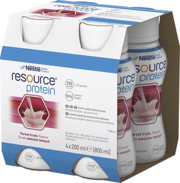 Resource Protein – smak owoców leśnych, 4x200ml