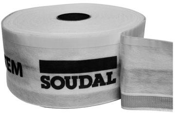 Taśma SOUDAL ZEWNĘTRZNA do okien 80mm/30m + BUTYL