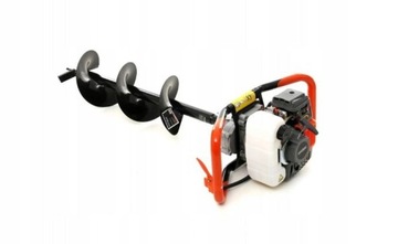 БЕНЗИНОВАЯ БУРА ДЛЯ ПОЧВЫ KRAFT 6 л.с. + 3 БУРА