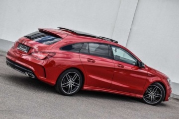 Mercedes CLA C117 Shooting Brake Facelifting 2.0 220 184KM 2017 Mercedes-Benz CLA CLA 220 4-MATIC 184KM Shooting-Brake AMG Panorama Salon, zdjęcie 7