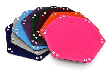 ПОДНОС ДЛЯ КОСТЕЙ ИЗ БАРХАТА КОЖИ RPG ПОДНОС ДЛЯ КОСТЕЙ RPG RENOVATED INN 17 СМ