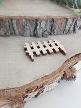 МИНИ ЗАБОР 10 шт. ЛЕСНОЙ ДЕКОР В СТЕКЛЕ