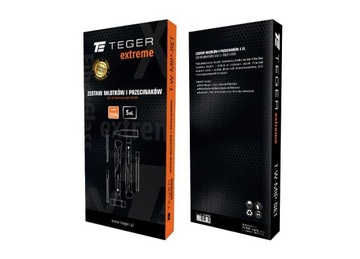 Набор молотков и долот (5 шт) Extreme/TEG