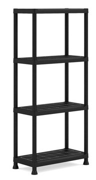 KETER ПЛАСТИКОВАЯ ПОЛКА 4 ПОЛКИ 135x60x30см 240620