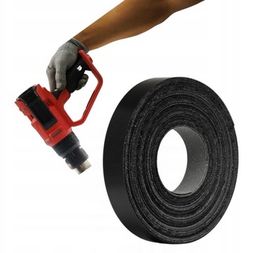 Obrzeże meblowe czarne z klejem Okleina opaska CZARNY MAT 21 mm 10 mb