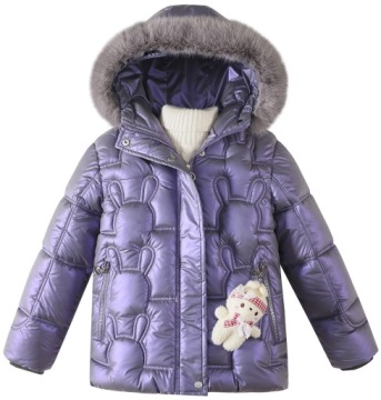 ЗИМНЯЯ КУРТКА #133F12 ПУХ НА TEDDY BEAR 146/152