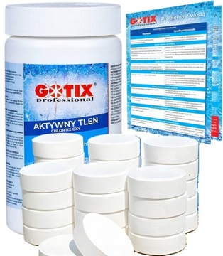 Активный кислород для спа-джакузи Таблетки для бассейна Химия для бассейна без хлора 1 кг